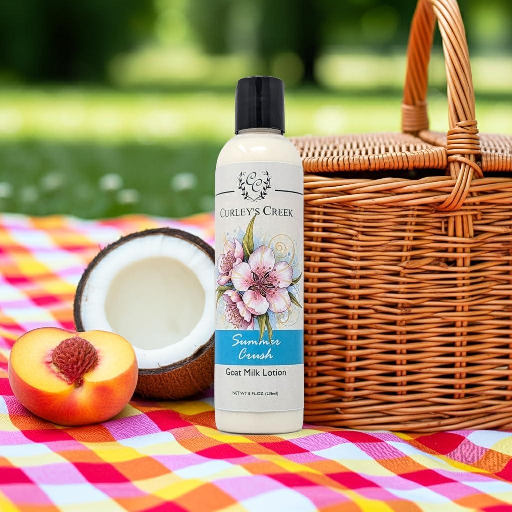 Loción de Leche de Cabra Curley's Creek 226.8g Pistacho Vainilla