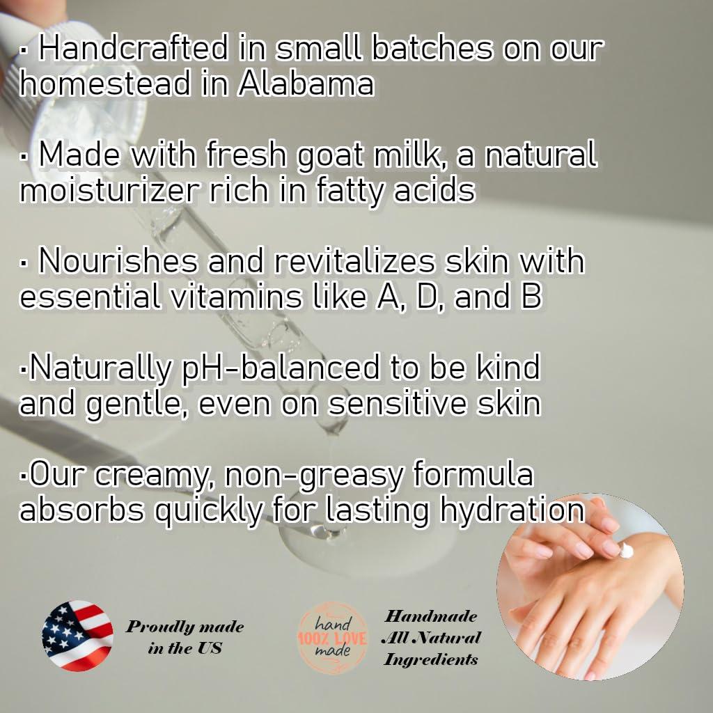 Loción de Leche de Cabra Curley's Creek 226.8g Pistacho Vainilla