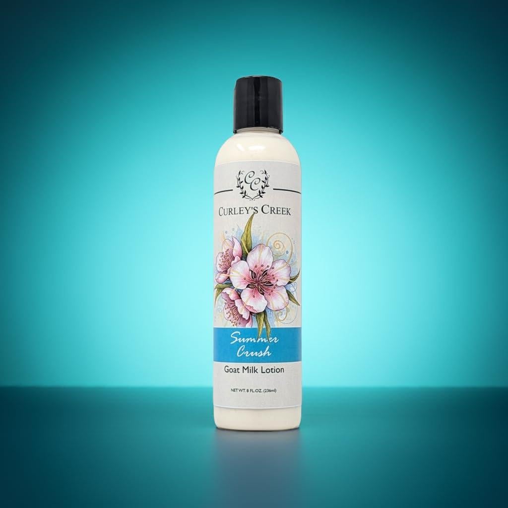 Loción de Leche de Cabra Curley's Creek 226.8g Pistacho Vainilla