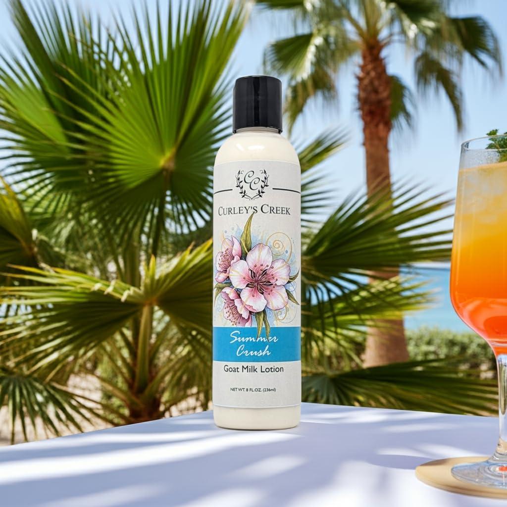 Loción de Leche de Cabra Curley's Creek 226.8g Pistacho Vainilla