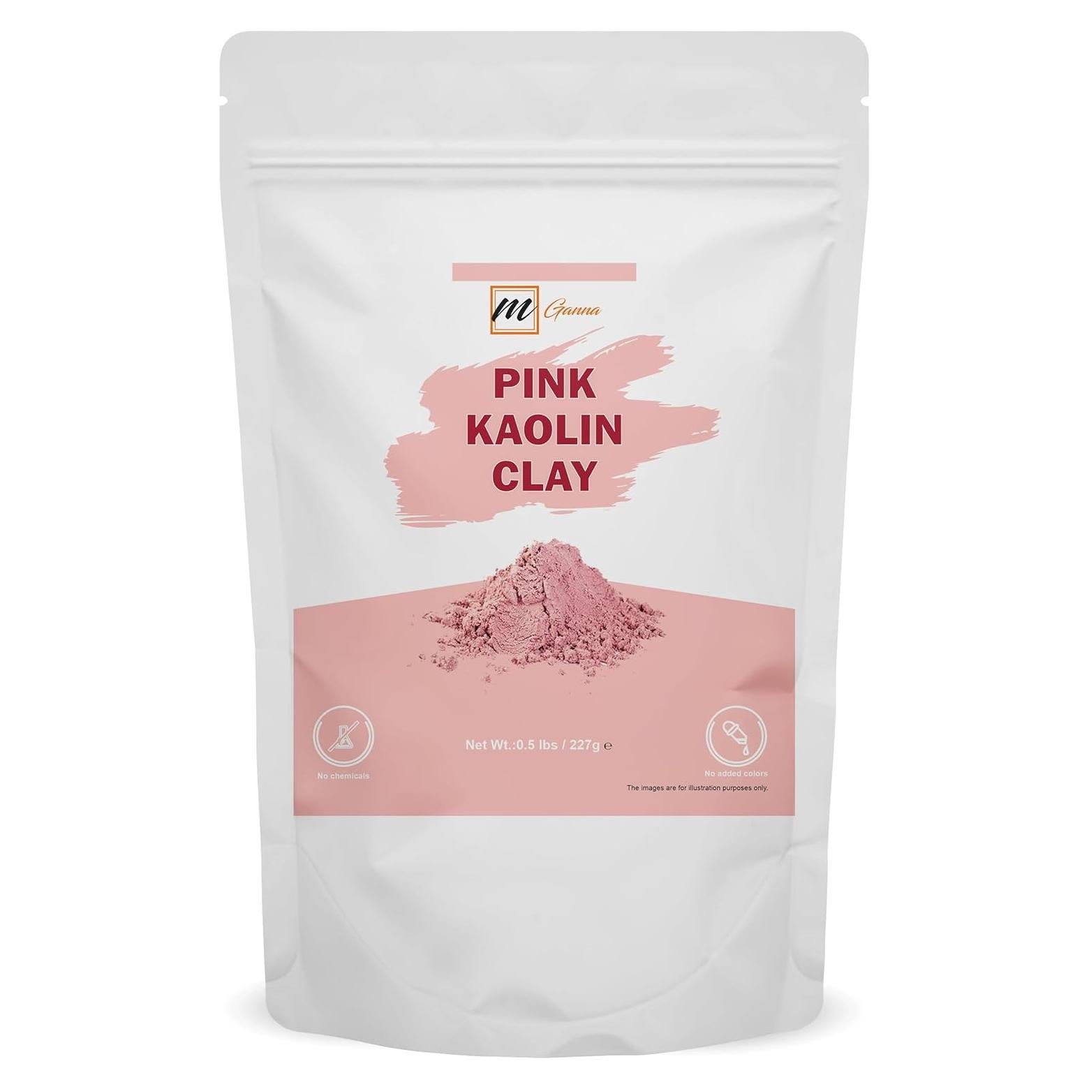 Arcilla Rosa Natural mGanna 227g - Kaolín para Piel Sensible