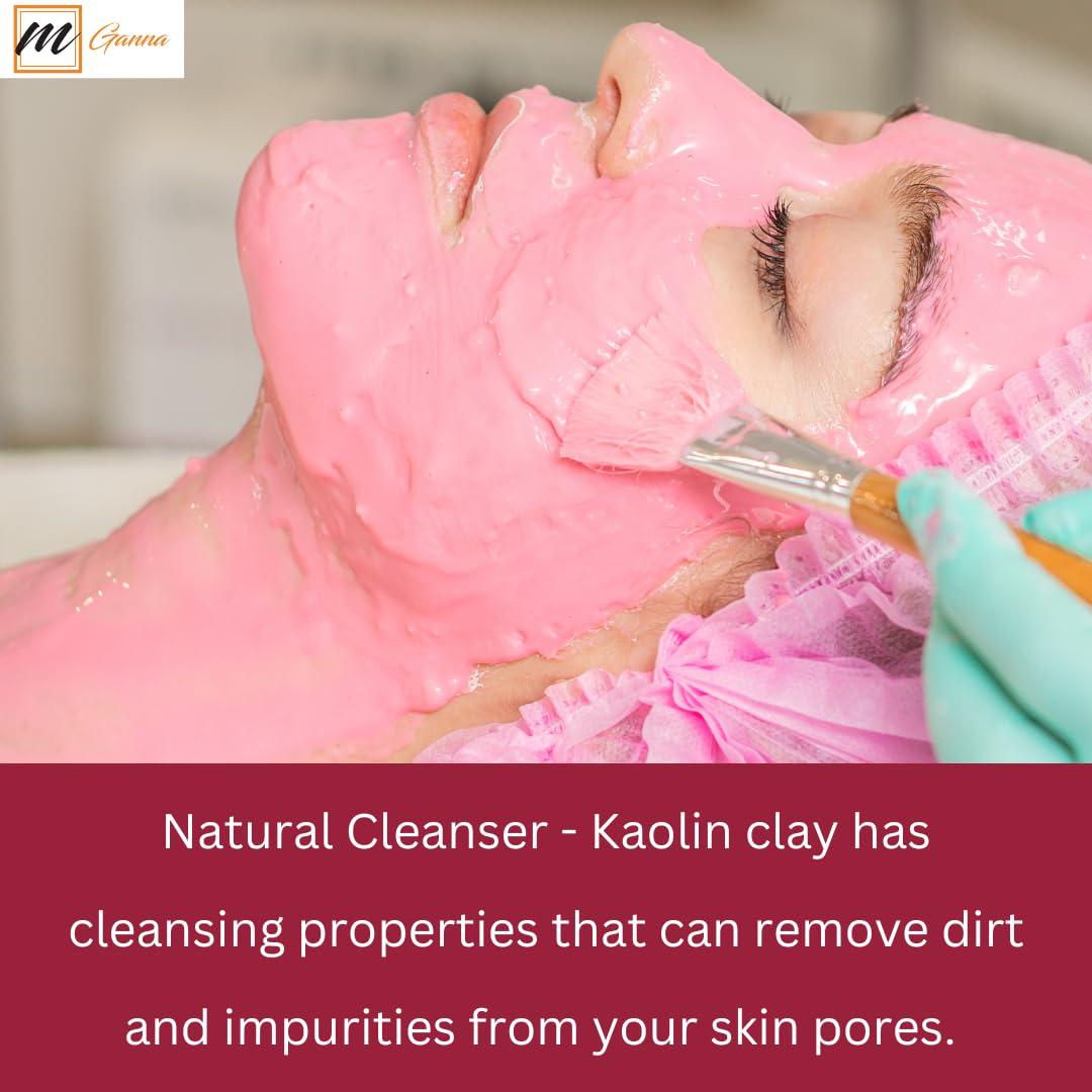 Arcilla Rosa Natural mGanna 227g - Kaolín para Piel Sensible