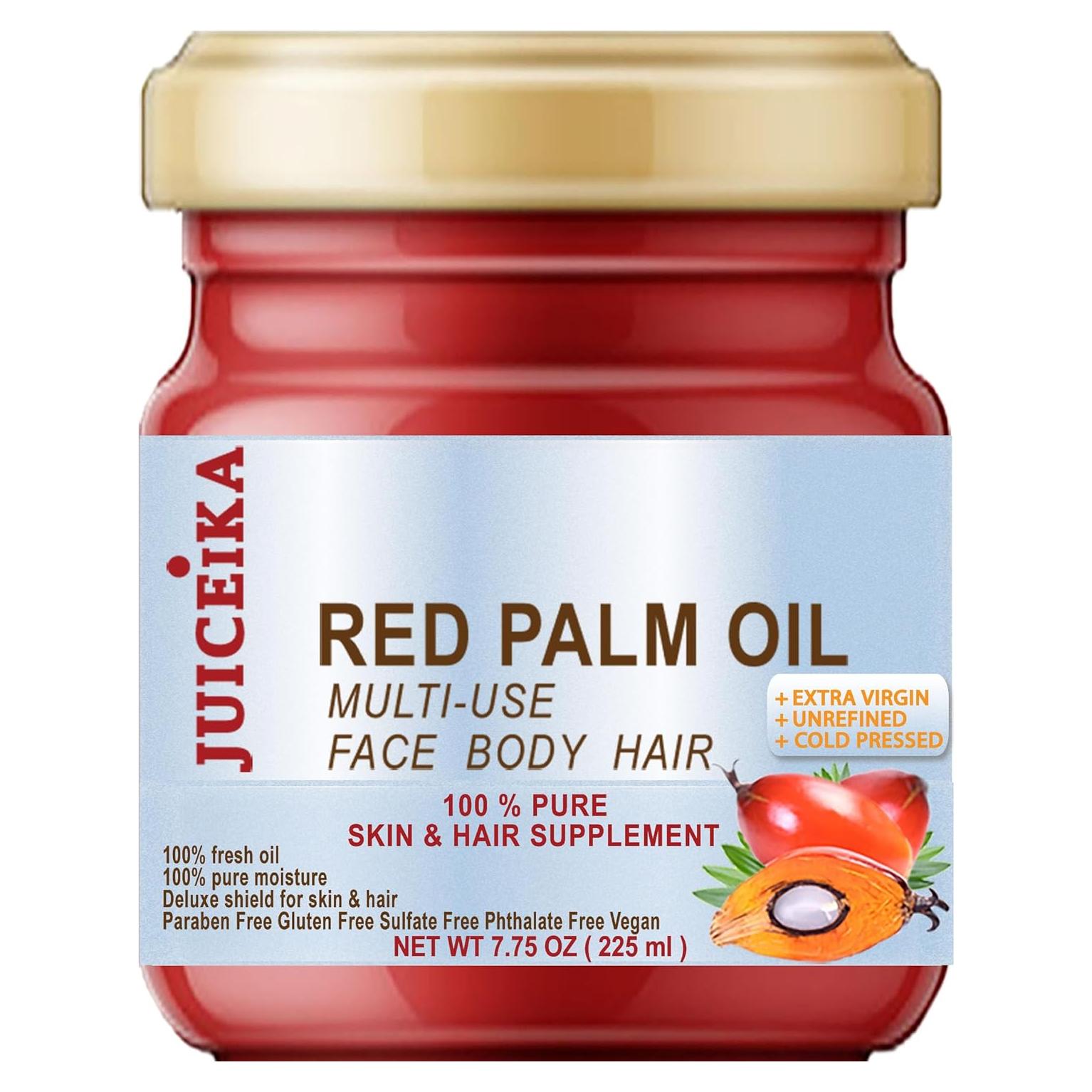 Aceite de Palma Rojo Orgánico Puro 100% Extra Virgen 250ml