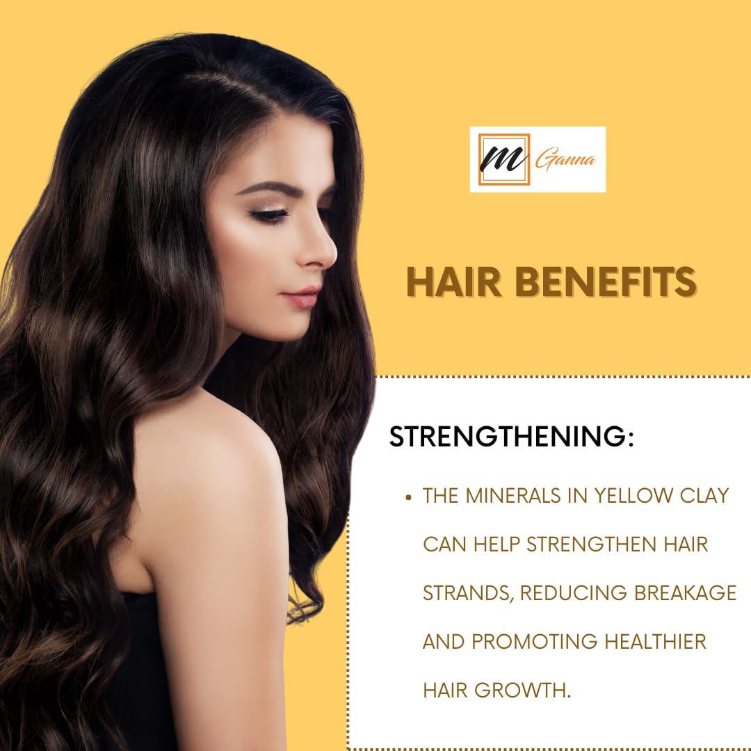 Polvo de Arcilla Amarilla Brasileña 100% Natural 454g