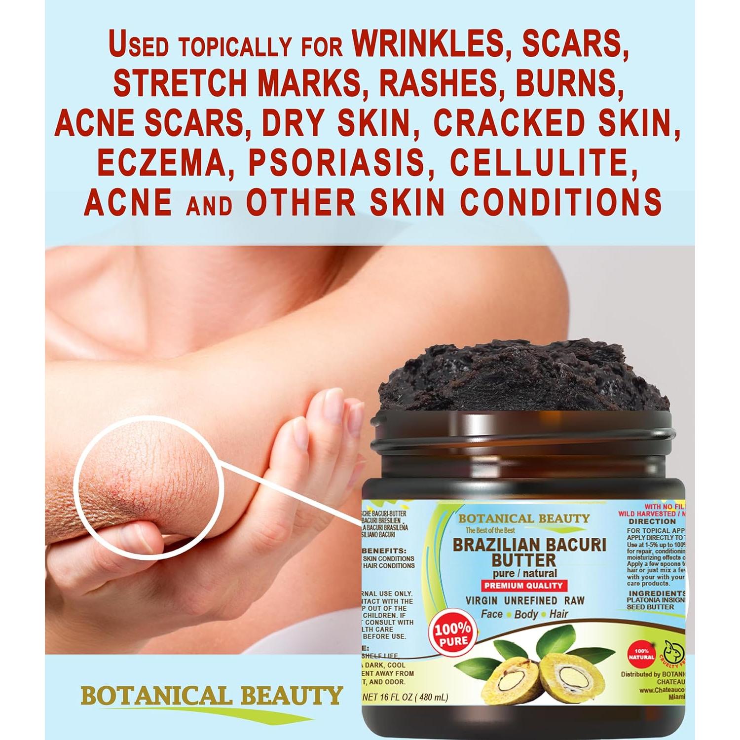 Manteca de Bacuri 100% Pura Natural Botanical Beauty 118 ml