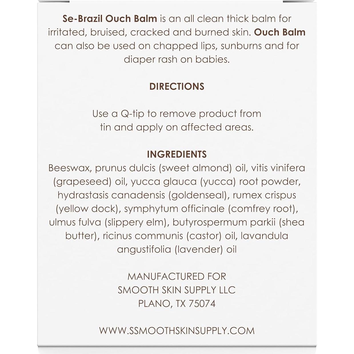 Bálsamo Ouch Se-Brasil 14 g para Piel Irritada y Eccema