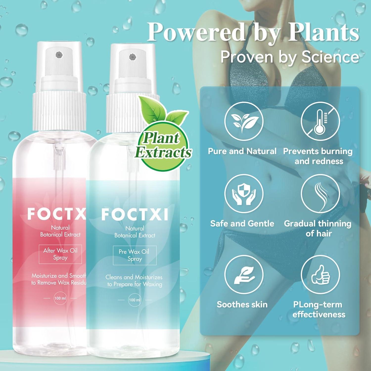 Kit Cuidado Piel Depilación FOCTXI - 2 Sprays 100ml