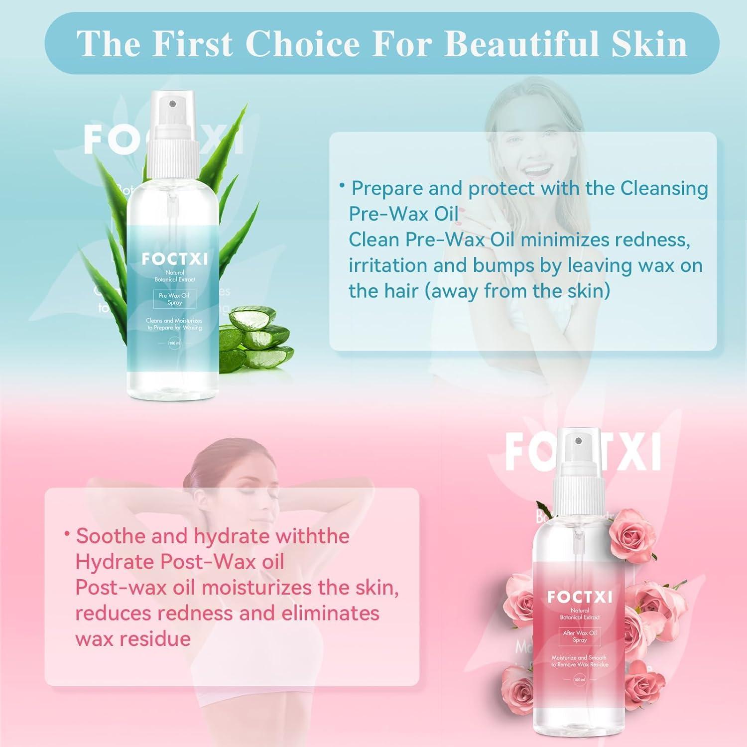 Kit Cuidado Piel Depilación FOCTXI - 2 Sprays 100ml