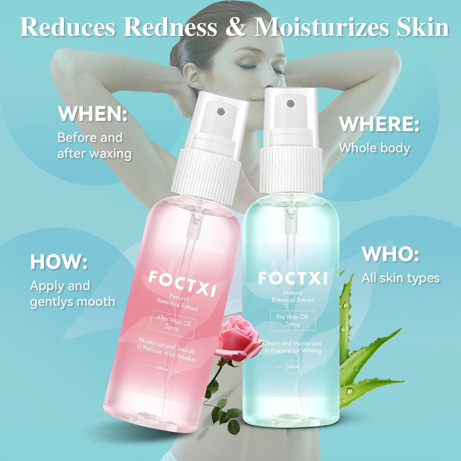 Kit Cuidado Piel Depilación FOCTXI - 2 Sprays 100ml