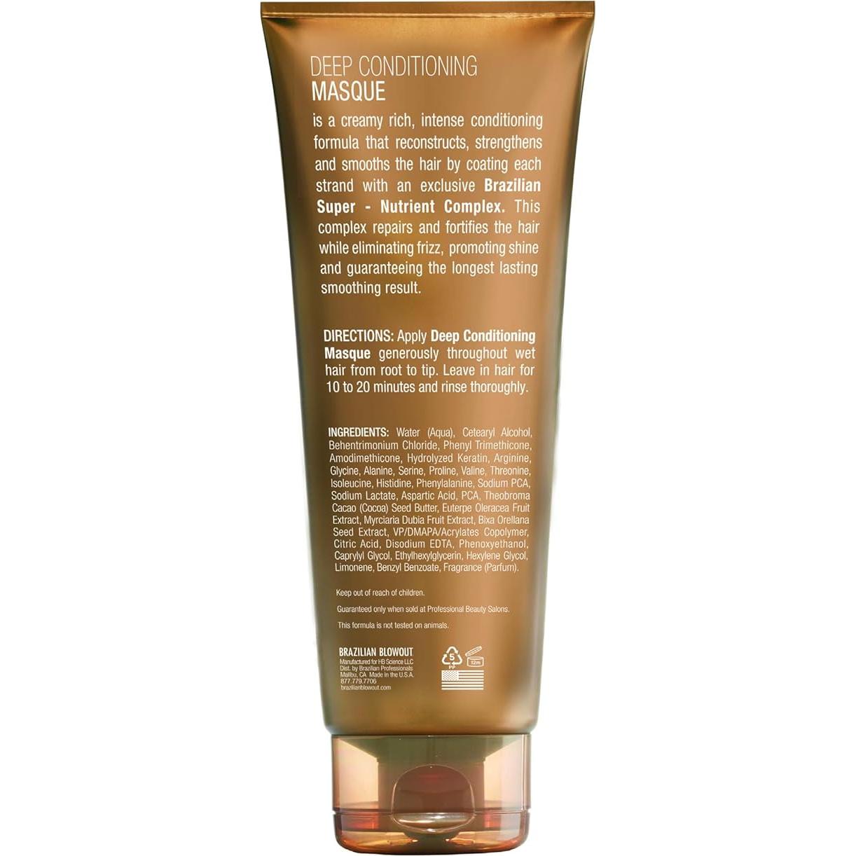 Mascarilla Acondicionadora Profunda Brazilian Blowout 226.8g