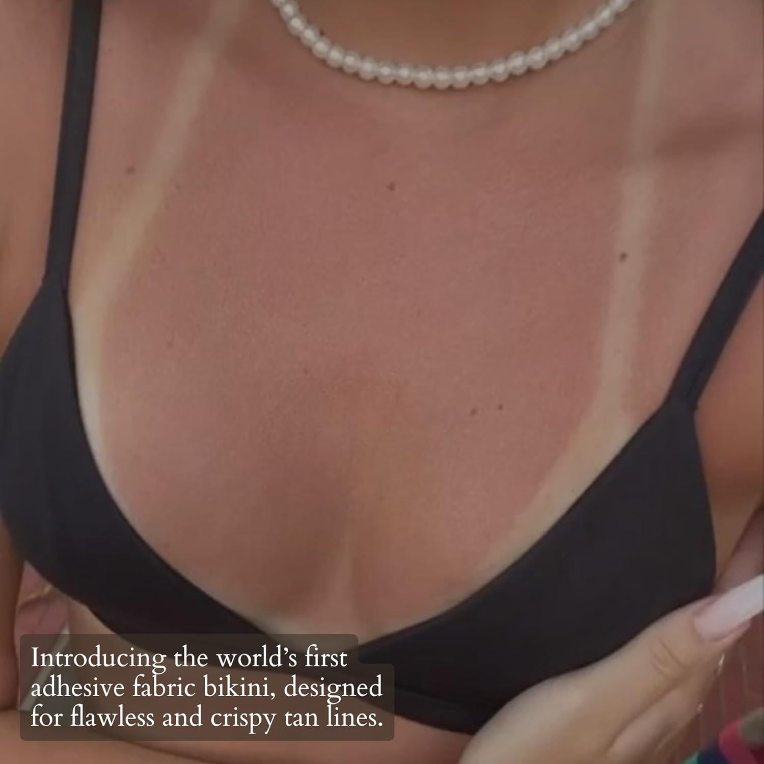 Bikini Adhesivo Bronceado Seskytan - 3 Tiras Sin Rayas