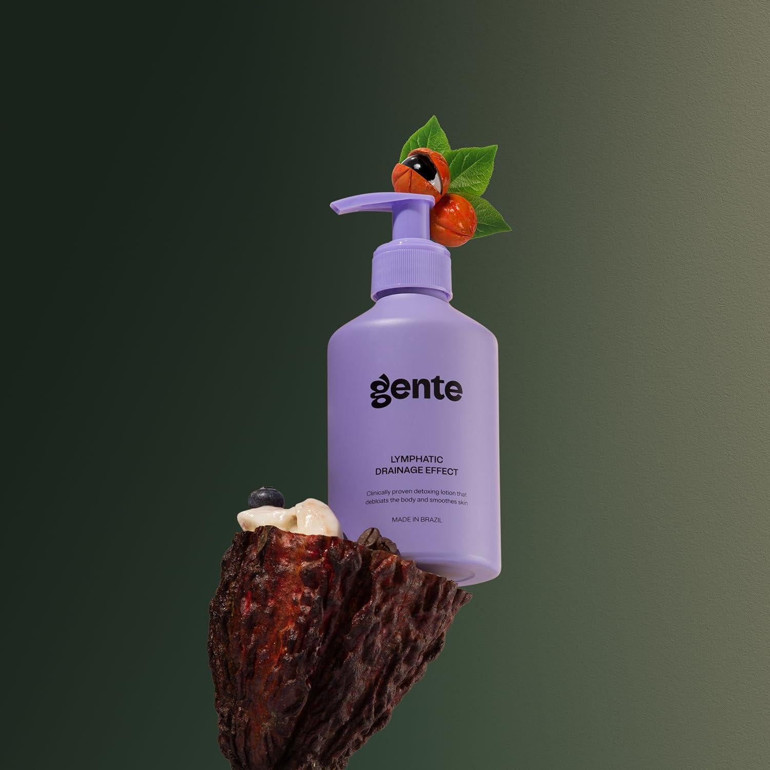 Loción Drenante Linfático Gente Beauty 198 ml - Vegana con Guarana