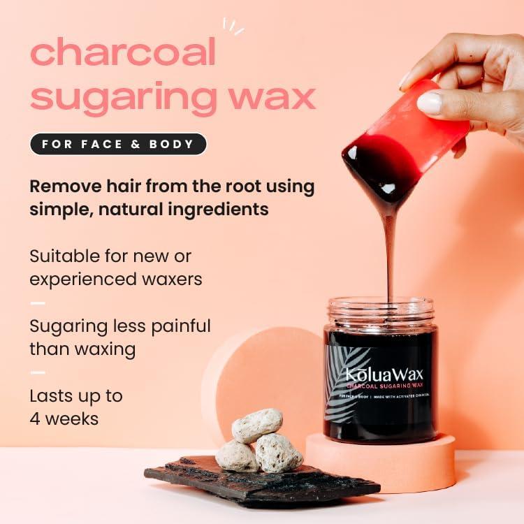 Kit de Cera de Azúcar Vegana KoluaWax 340g - Depilación Ecológica