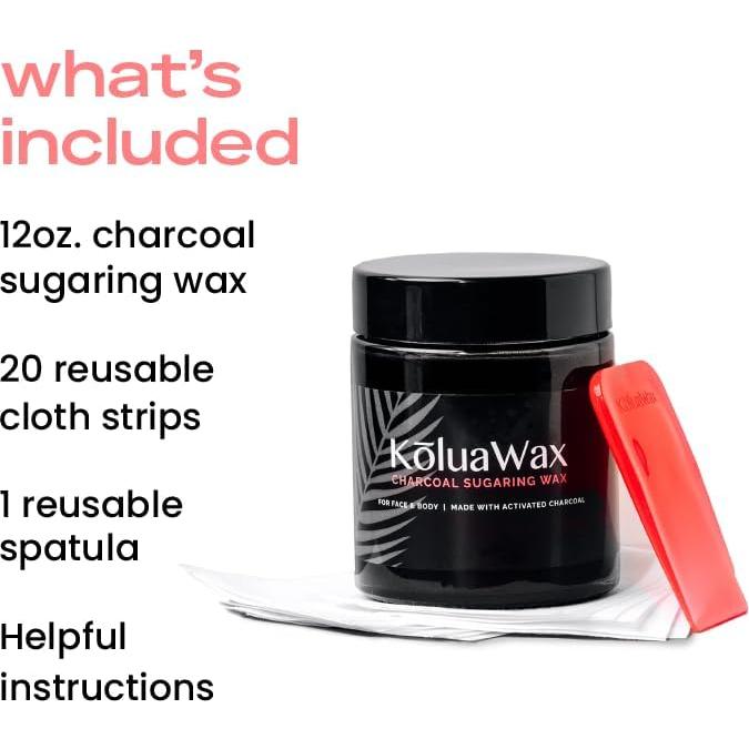 Kit de Cera de Azúcar Vegana KoluaWax 340g - Depilación Ecológica