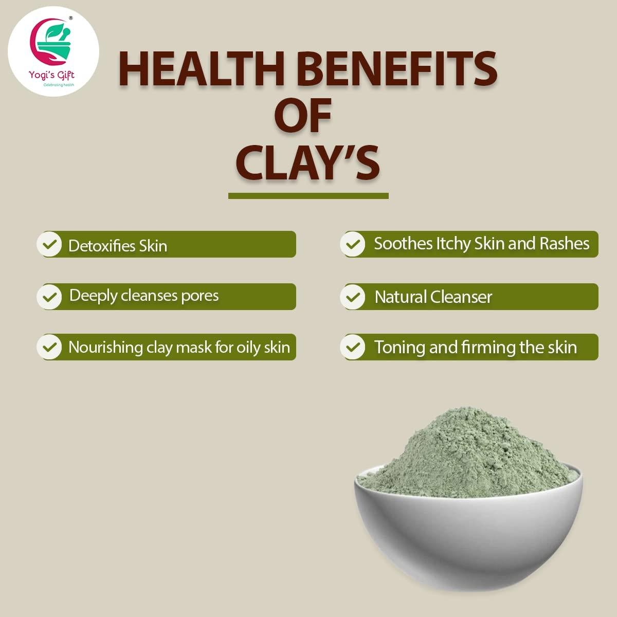 Paquete de 5 Arcillas para Jabones y Máscaras Yogi's Gift - 8oz