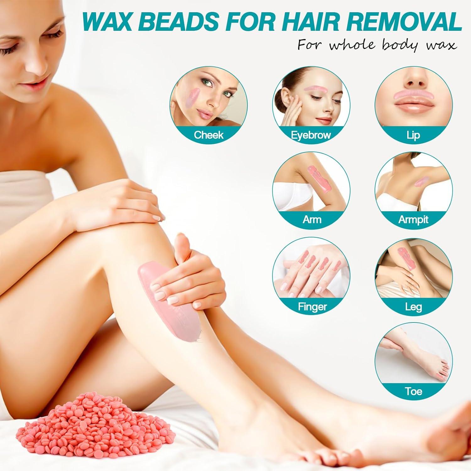 Perlas de Cera para Depilación OudaHeat 1.1kg Piel Sensible