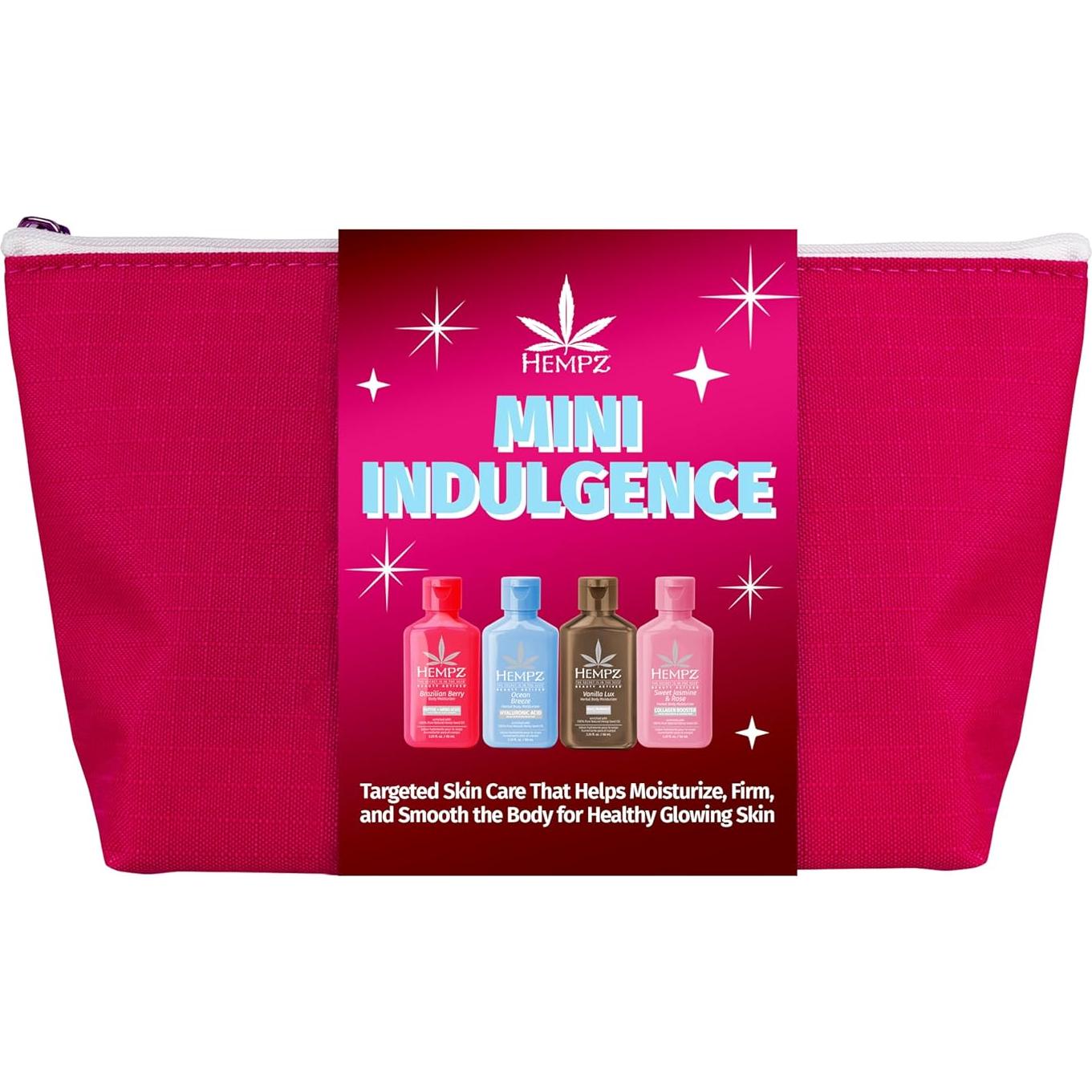 Kit de Hidratantes Corporales Mini Hempz 4 Pack Viaje 66.43 ml