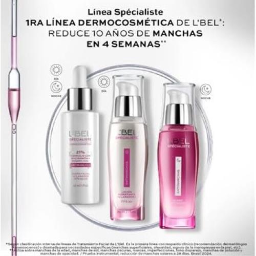 Suero Aclarador Anti-Manchas L'Bel 30 ml Niacinamida 21%