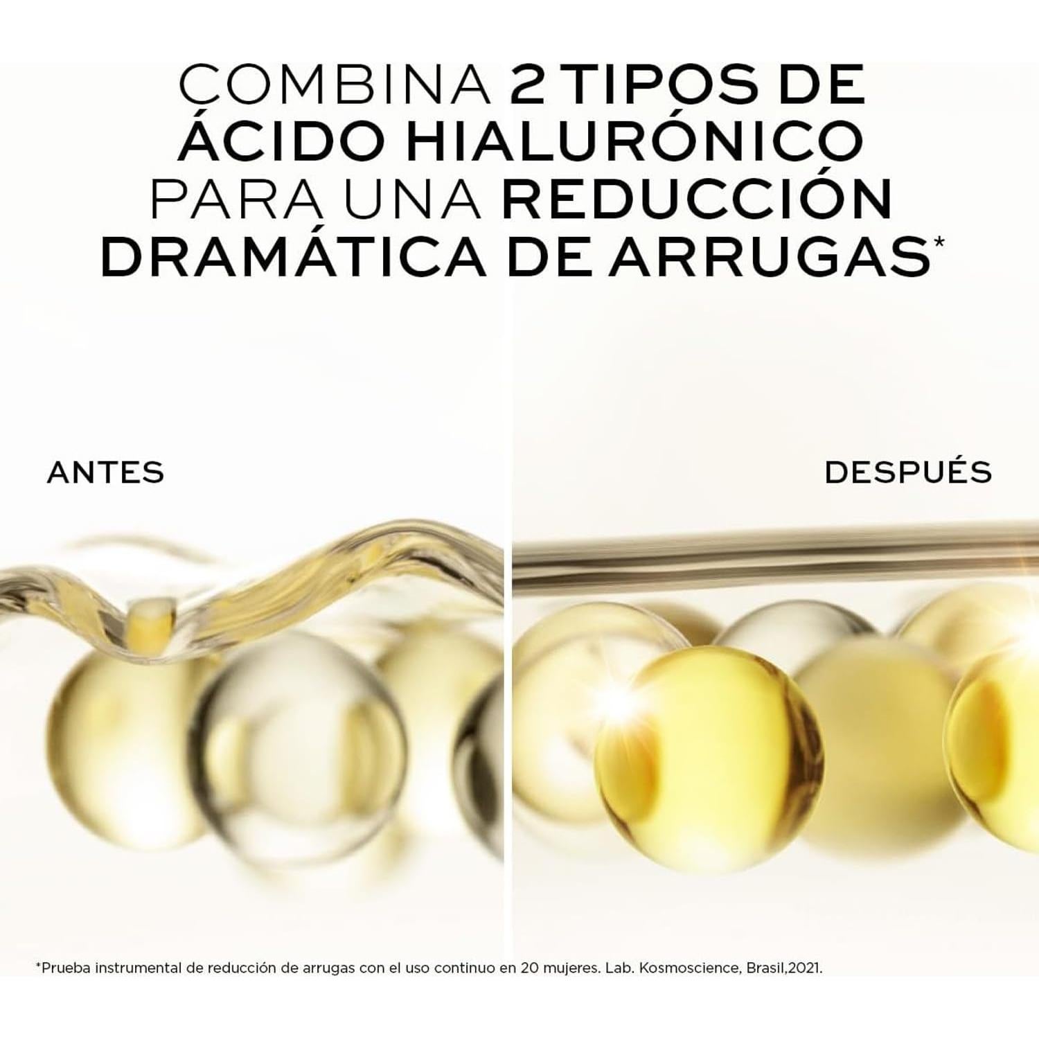 Suero Facial Hialurónico L'BEL 30ml - Antiarrugas Efectivo