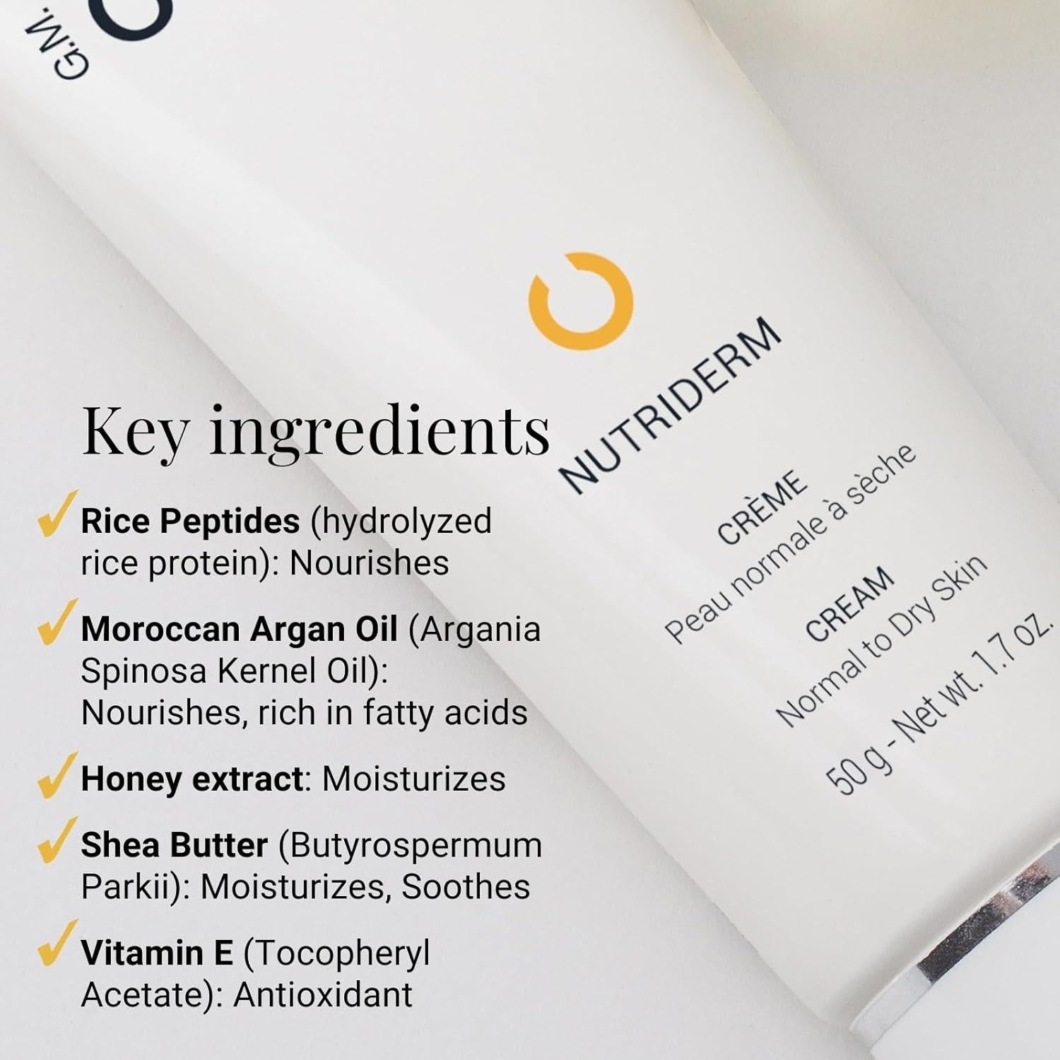 Crema Facial Nutriderm G.M. Collin 68g - Hidratante Piel Seca