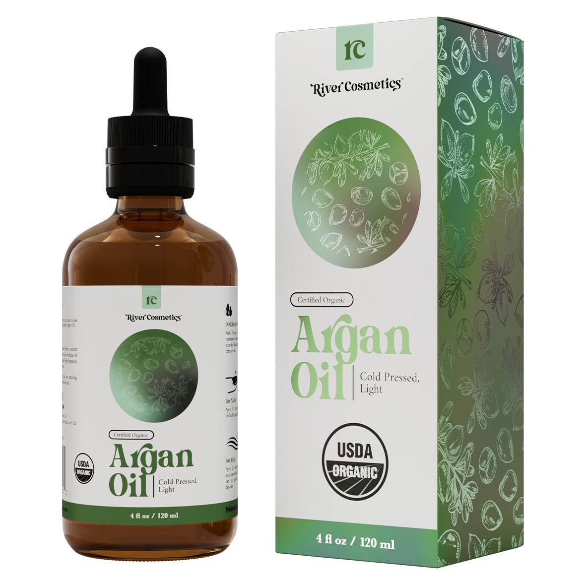 Aceite de Argán Orgánico Prensado en Frío 118 ml - River Cosmetics