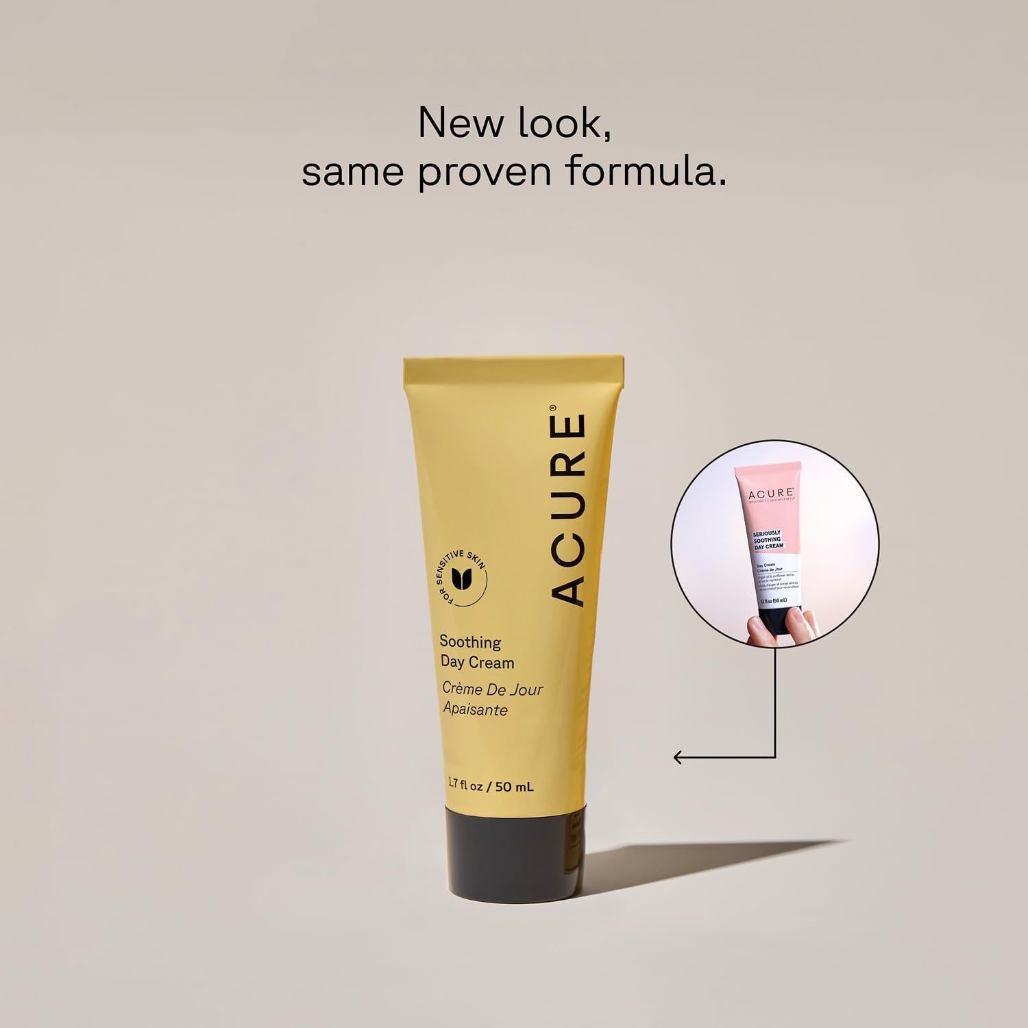 Crema Hidratante Suave Acure 50.3 ml - Piel Seca y Sensible