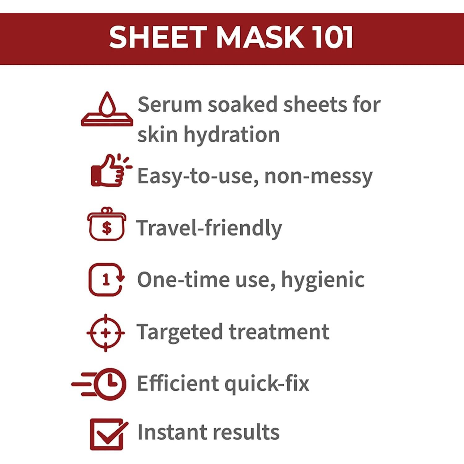 Máscara Facial Burbujeante Nykaa Naturals Fresa y Argán 19g