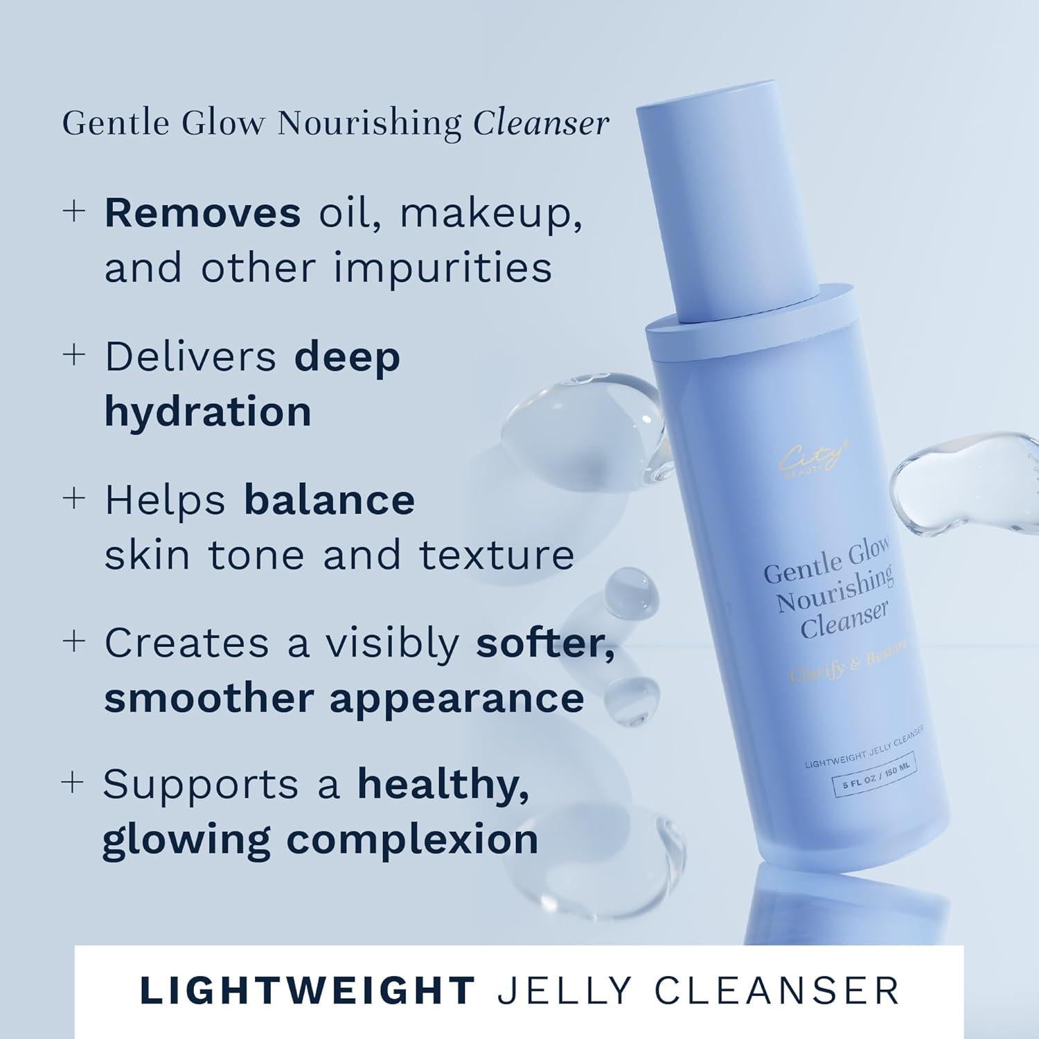 Gel Limpiador Suave City Beauty 148 ml - Hidratante Facial