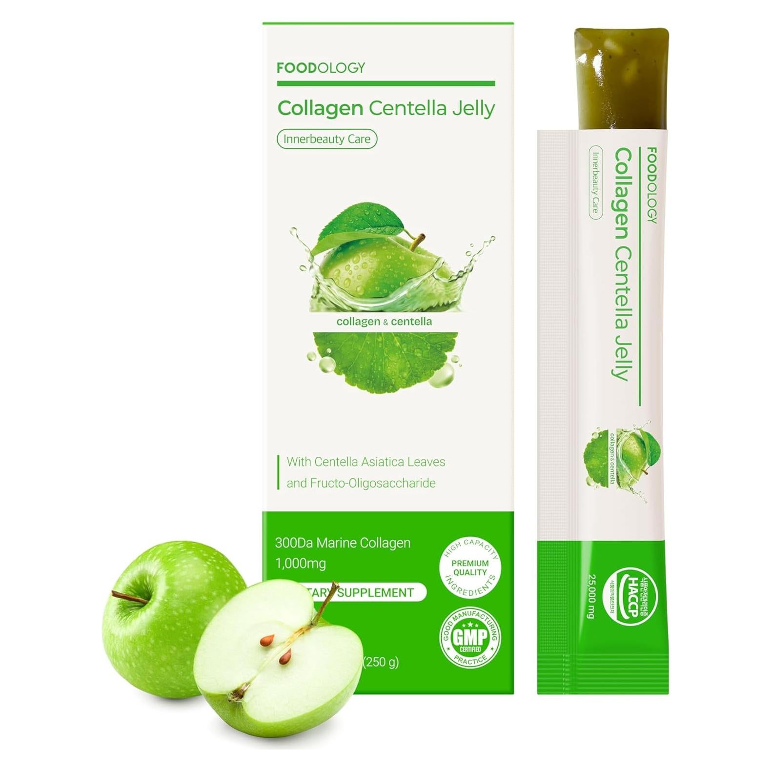 Gelatina de Colágeno FOODOLOGY 300Da con Centella 10 Días