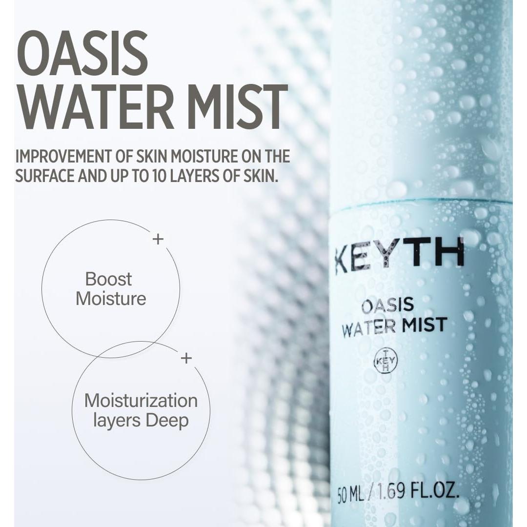 Mist de Agua Oasis Keyth 50ml - Hidratante Facial