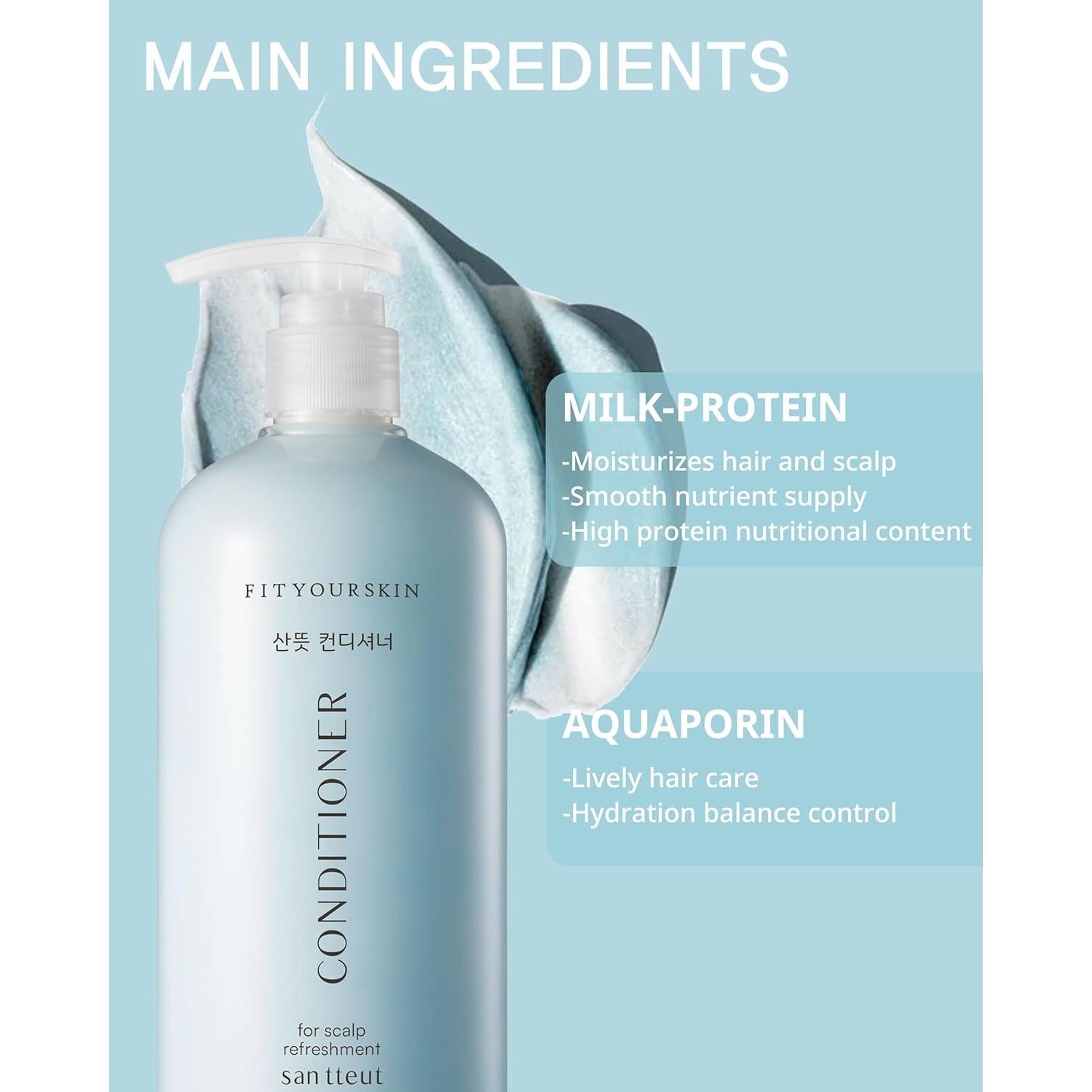 Acondicionador Refrescante SAN TTEUT 500ml pH 5.5 Menta