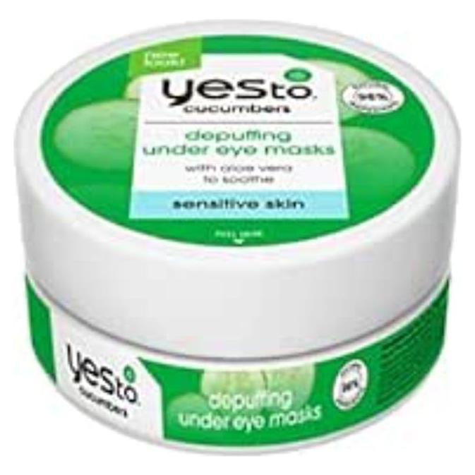 Máscaras para los Ojos Calmantes Pepino 8 Unidades 100% Algodón