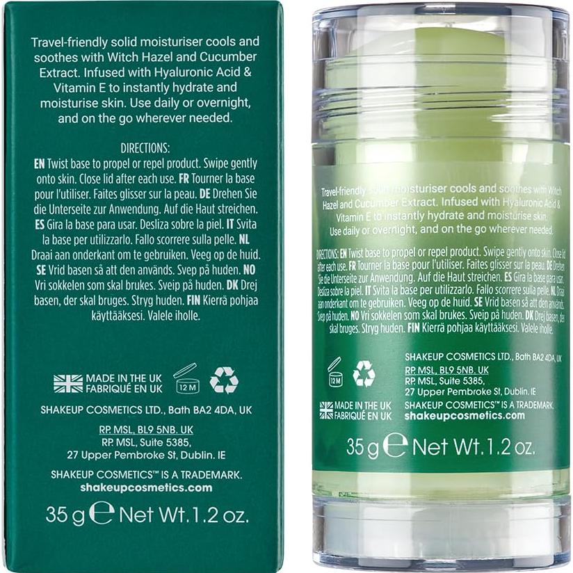 Stick Hidratante Shakeup Cosmetics para Hombres 35g - Vegano