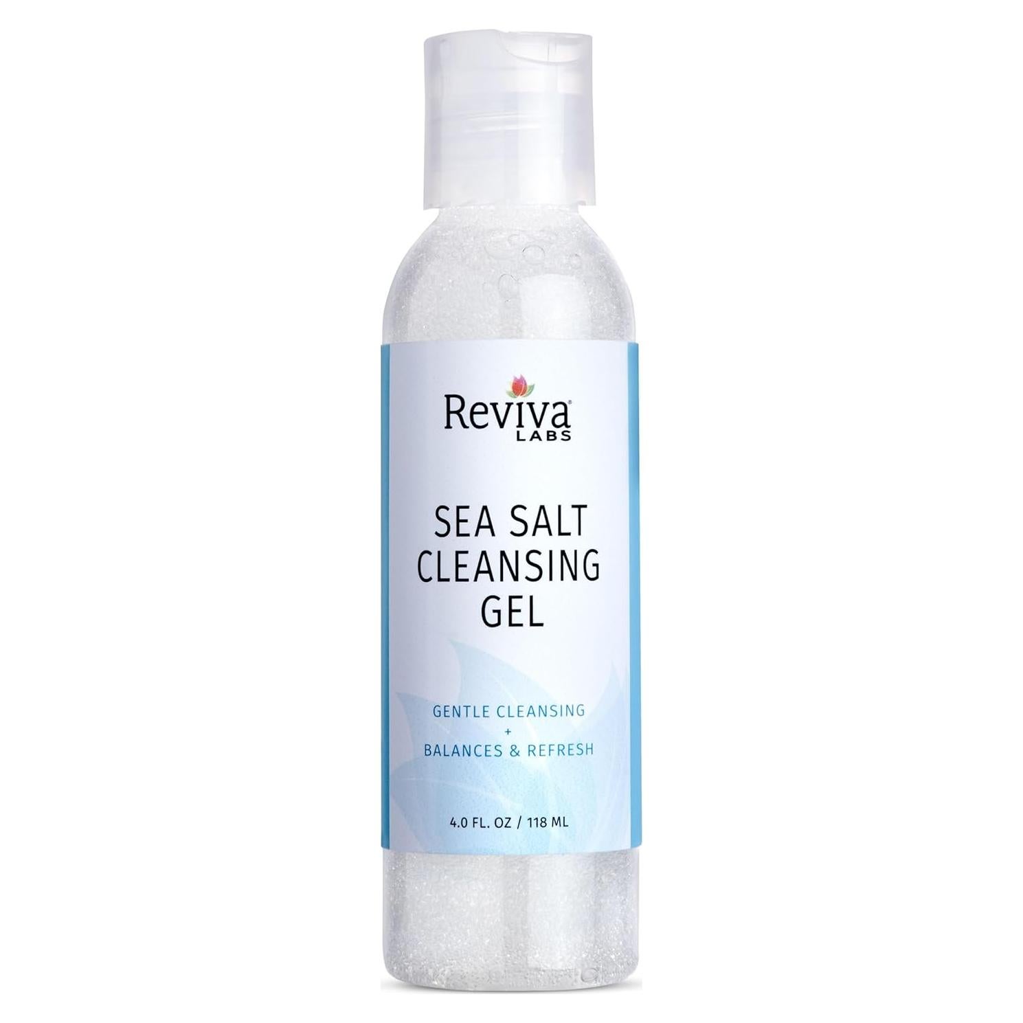 Reviva Labs Gel Limpiador Facial con Sal Marina 118 ml - Hidratante y Suave