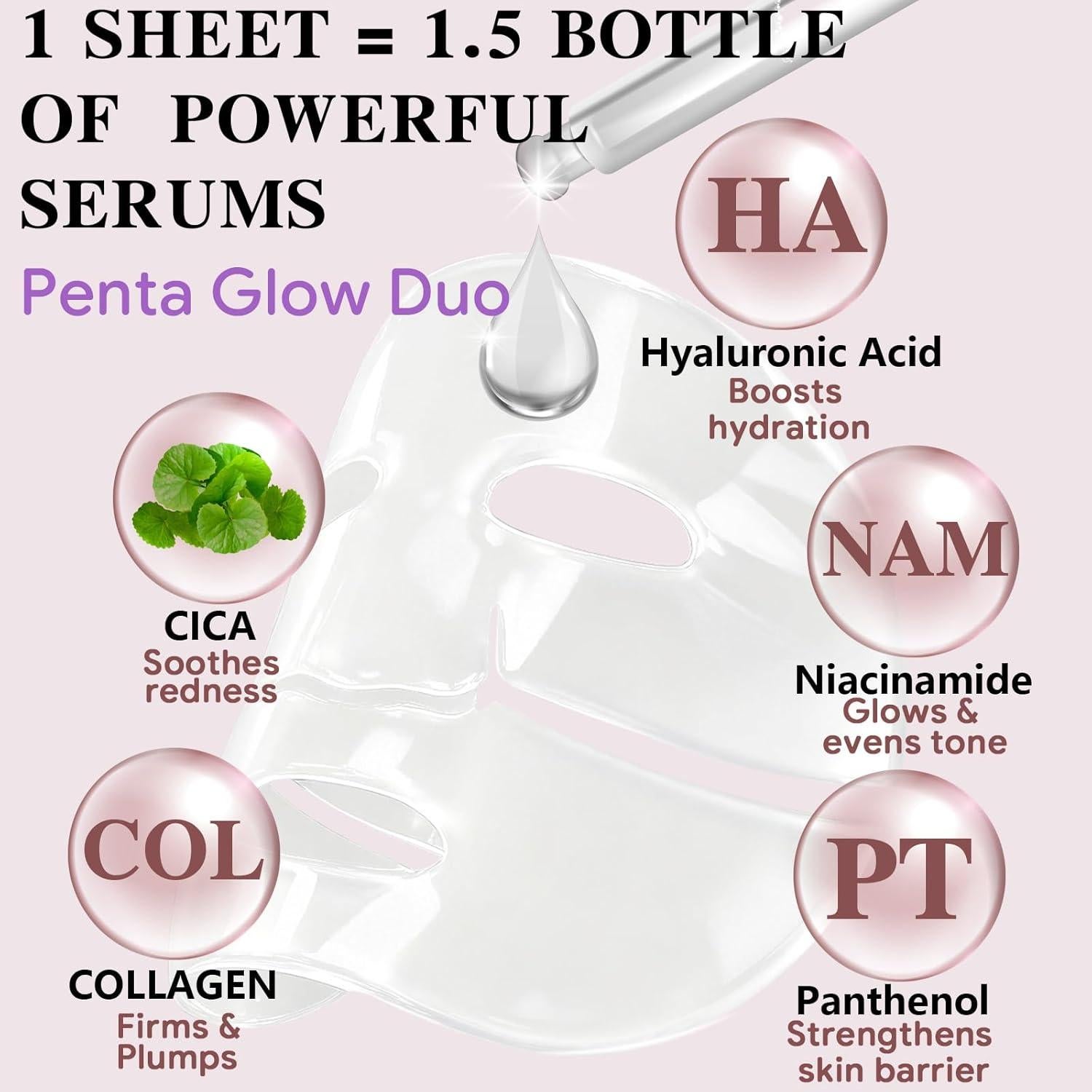 Mascarilla Facial Hidratante Meizhuangzhiku - 4 Paquetes 204g