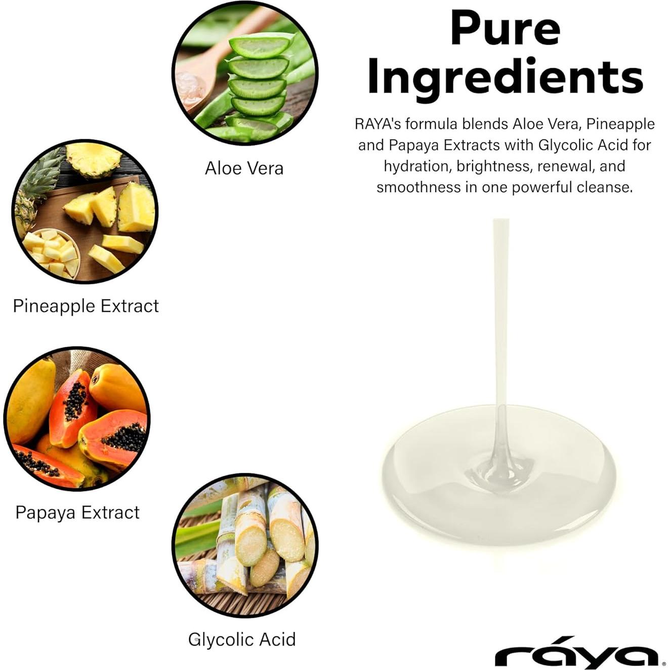 Gel Limpiador Facial Raya 236 ml - Purificante para Piel Grasa