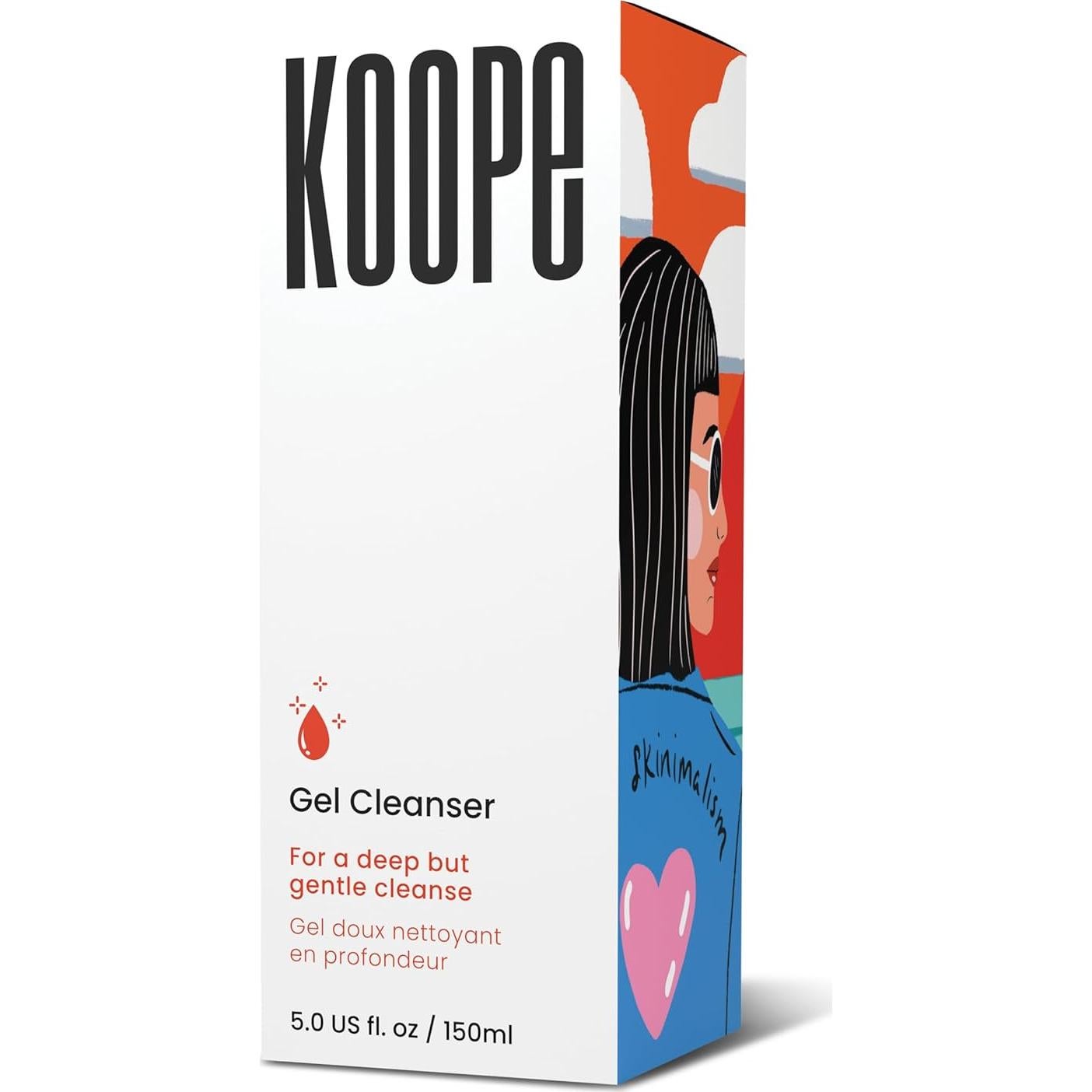 Koope Gel Limpiador Facial 148 ml - Suave y Vegano, pH Equilibrado