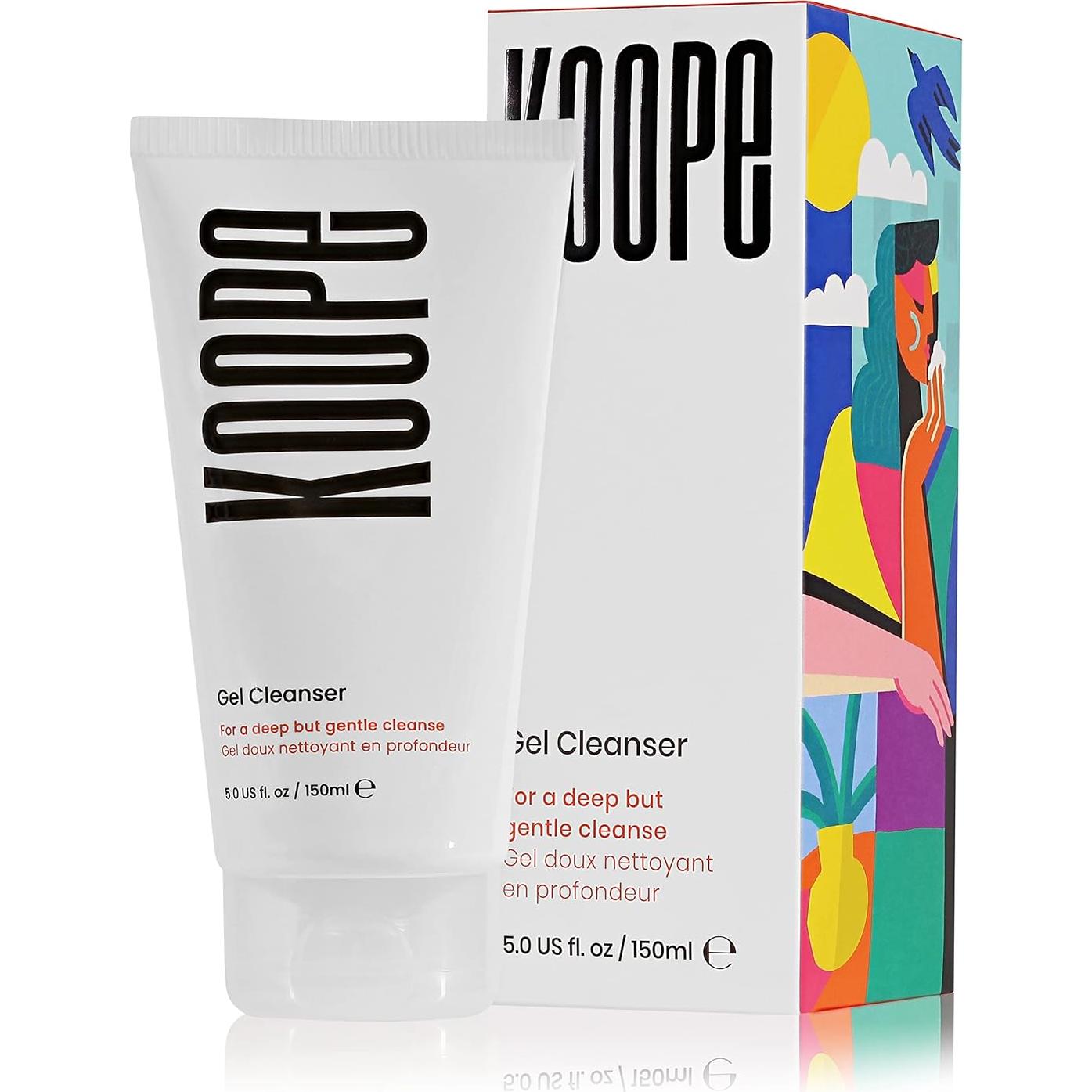 Koope Gel Limpiador Facial 148 ml - Suave y Vegano, pH Equilibrado