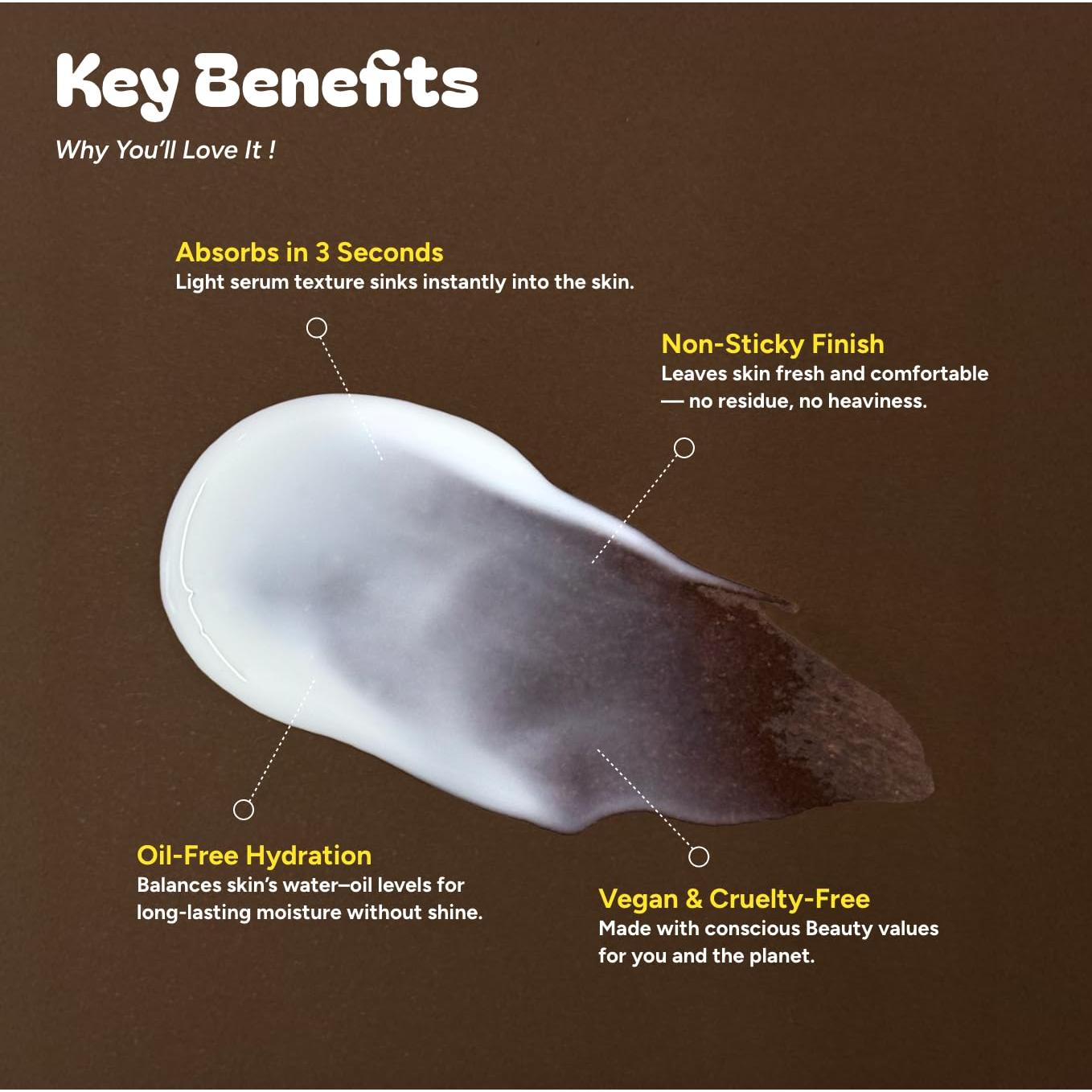 Suero Solar Unleashia Plátano Niacinamida 59g SPF Hidratante