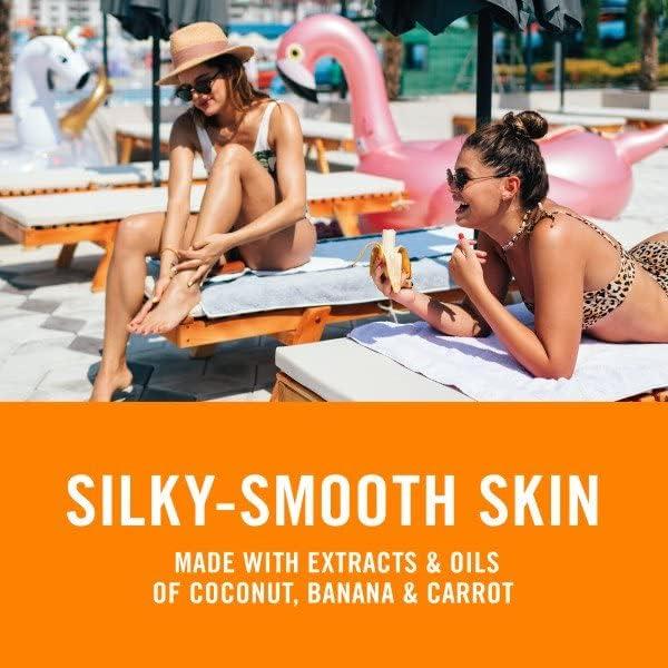 Spray Bronceador Profundo Banana Boat Aceite de Coco SPF 4 - 5 Unidades