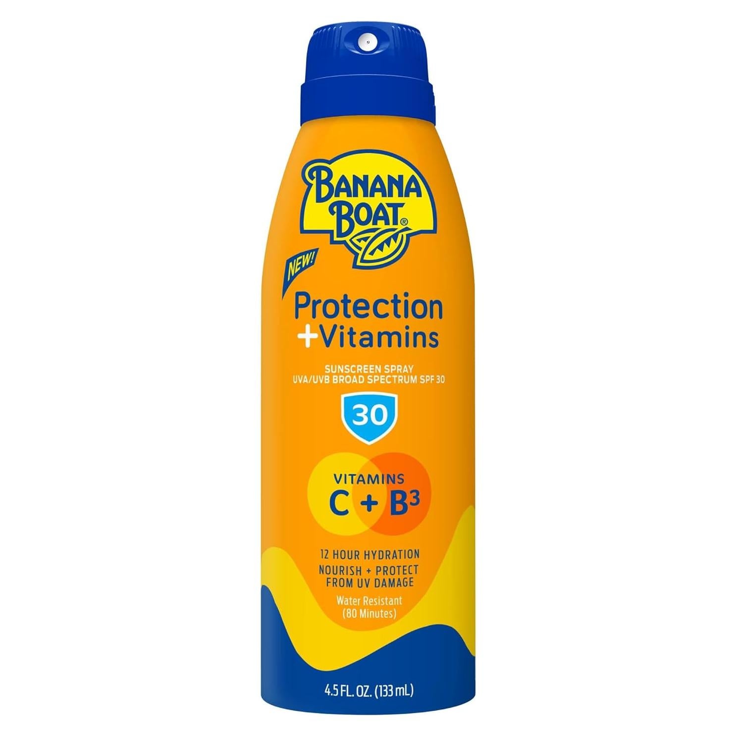 Banana Boat Spray Solar Hidratante SPF 30 con Vitaminas 133ml