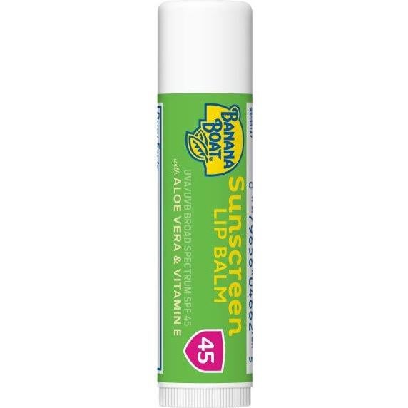 Bálsamo Labial Solar Banana Boat Aloe Vera SPF 45 - 6 Unidades