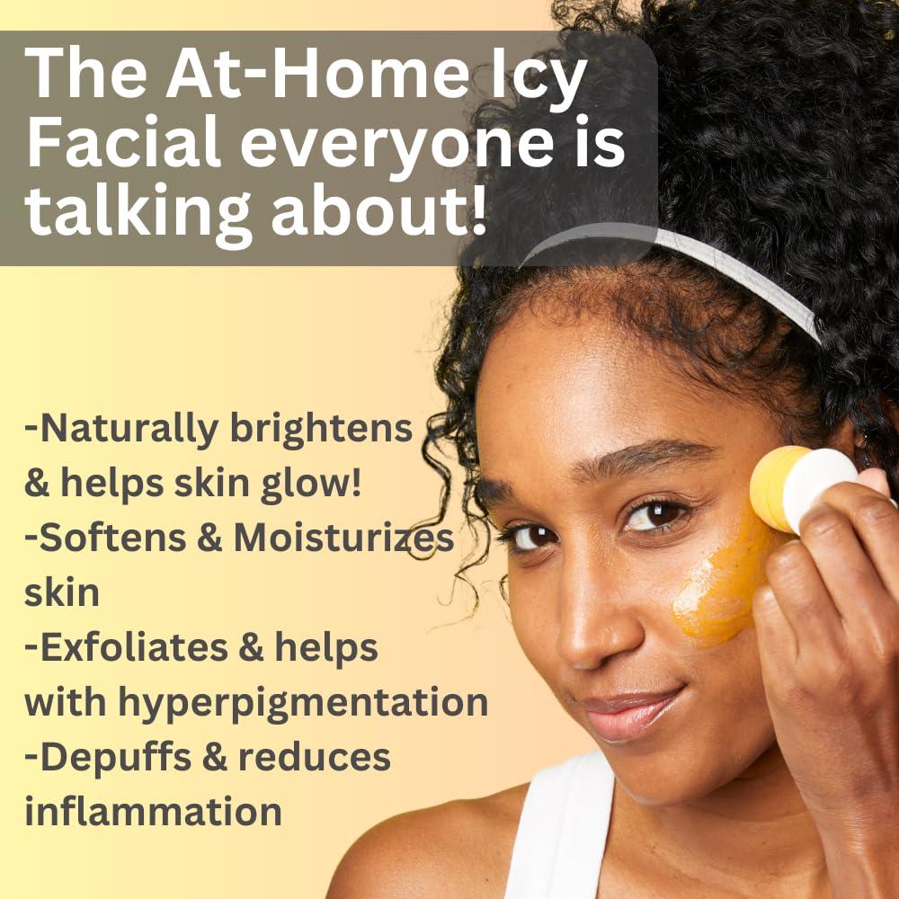 Rodillo de Hielo Love & Pebble con Máscara Facial de Superalimentos