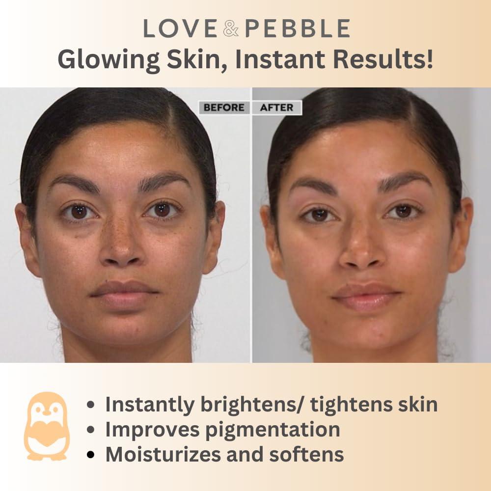 Rodillo de Hielo Love & Pebble con Máscara Facial de Superalimentos