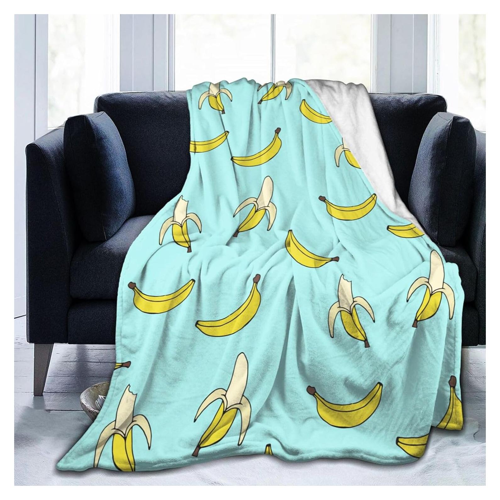 Manta de Franela VOOHDDY 50x40 cm Plátano Linda Suave