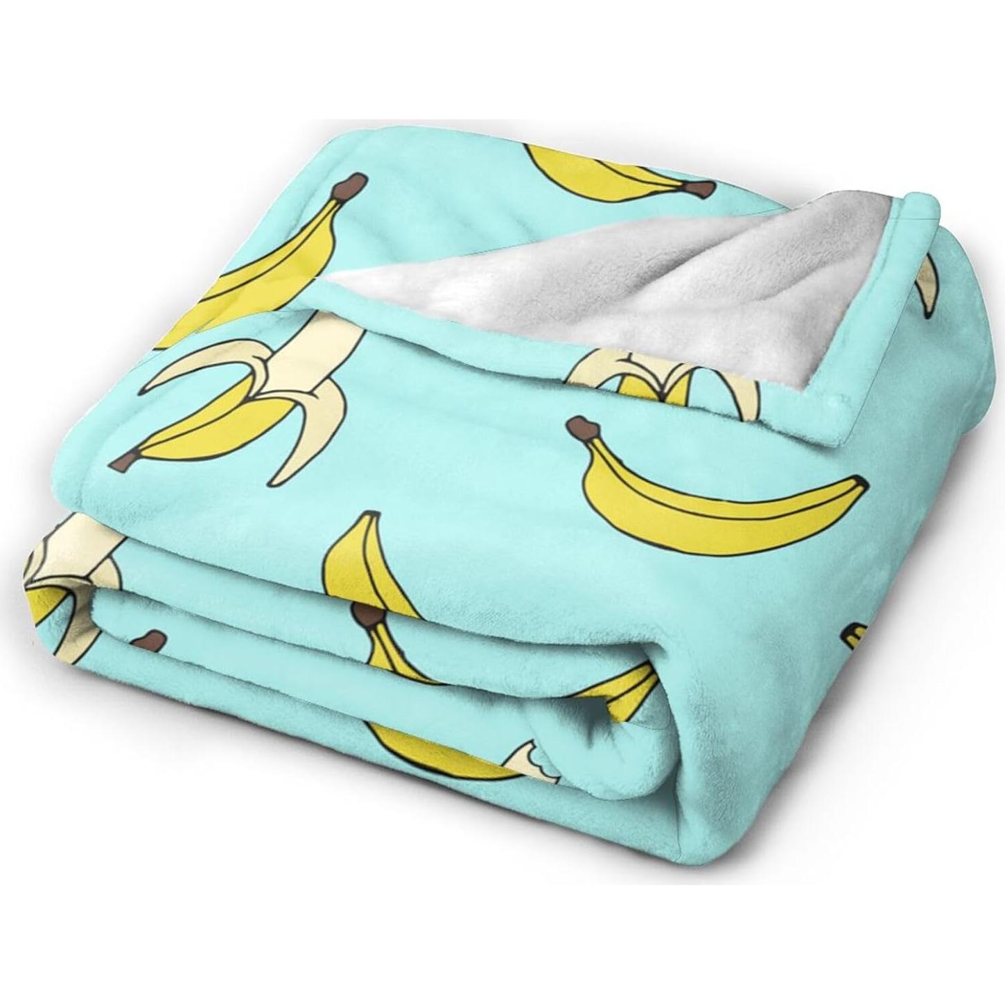 Manta de Franela VOOHDDY 50x40 cm Plátano Linda Suave