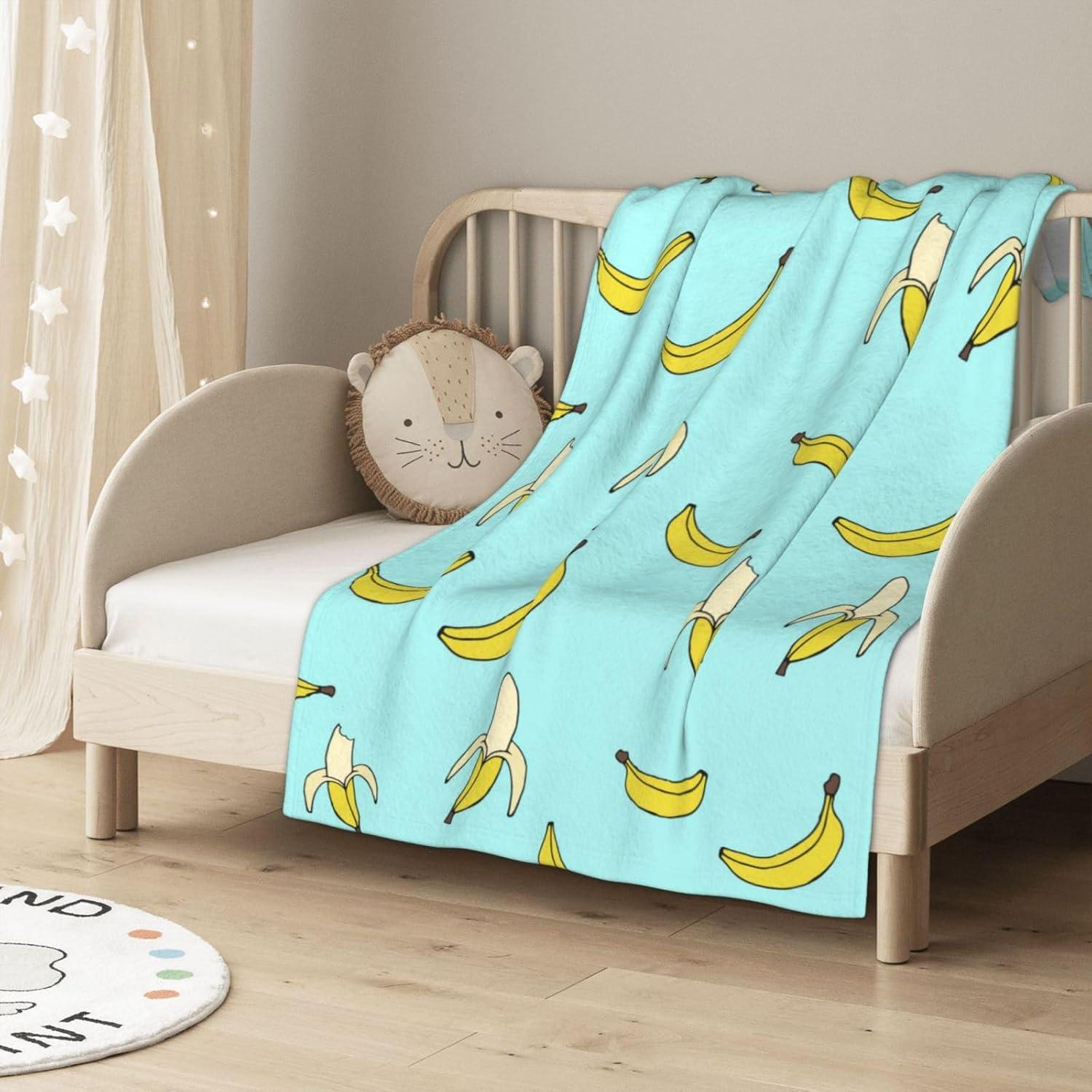 Manta de Franela VOOHDDY 50x40 cm Plátano Linda Suave