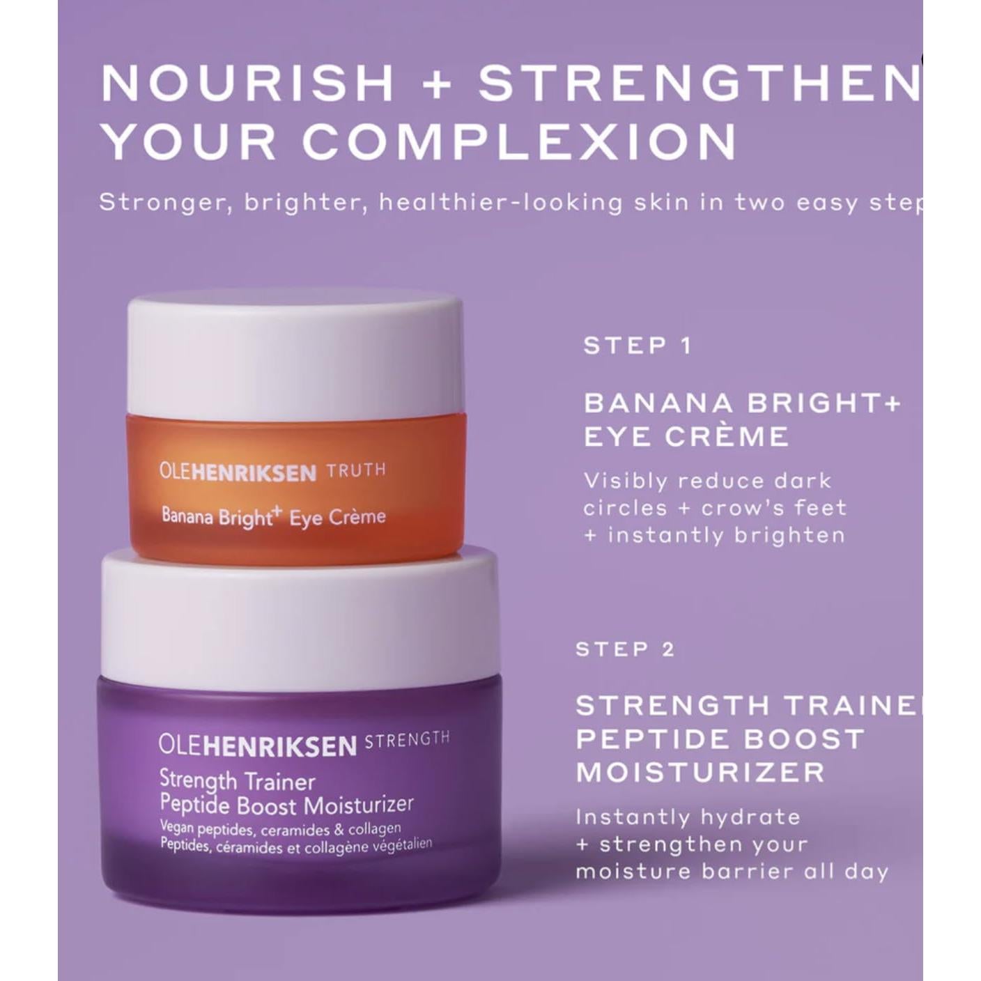 Set Hidratante Olehenriksen Mini 2 Piezas: Crema Ojos y Hidratante