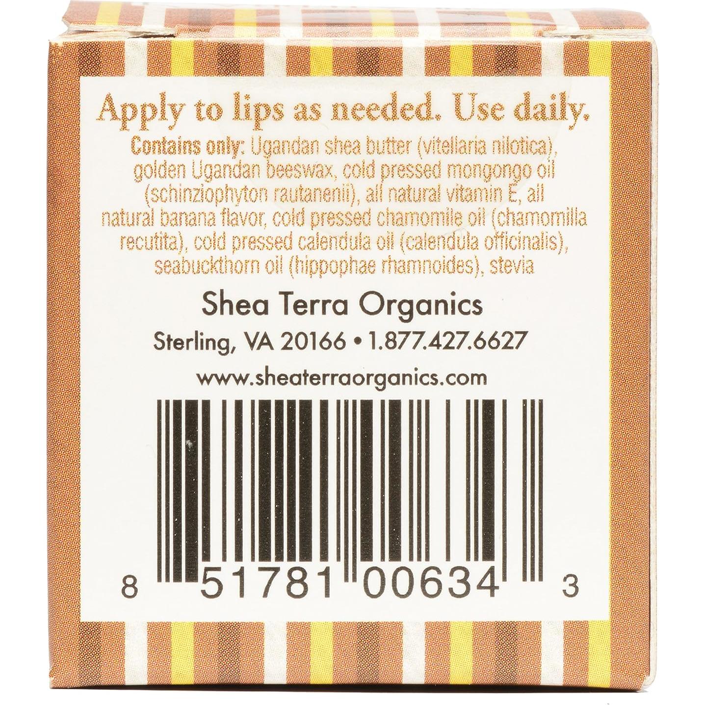 Bálsamo Labial Shea Terra Organics - Manteca de Karité 15g