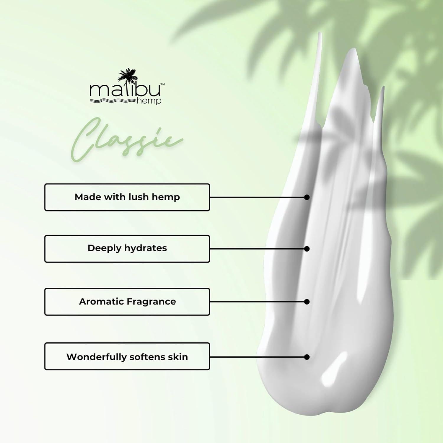 Hidratante Corporal Clásico Malibu 532 ml - Vegano y Natural